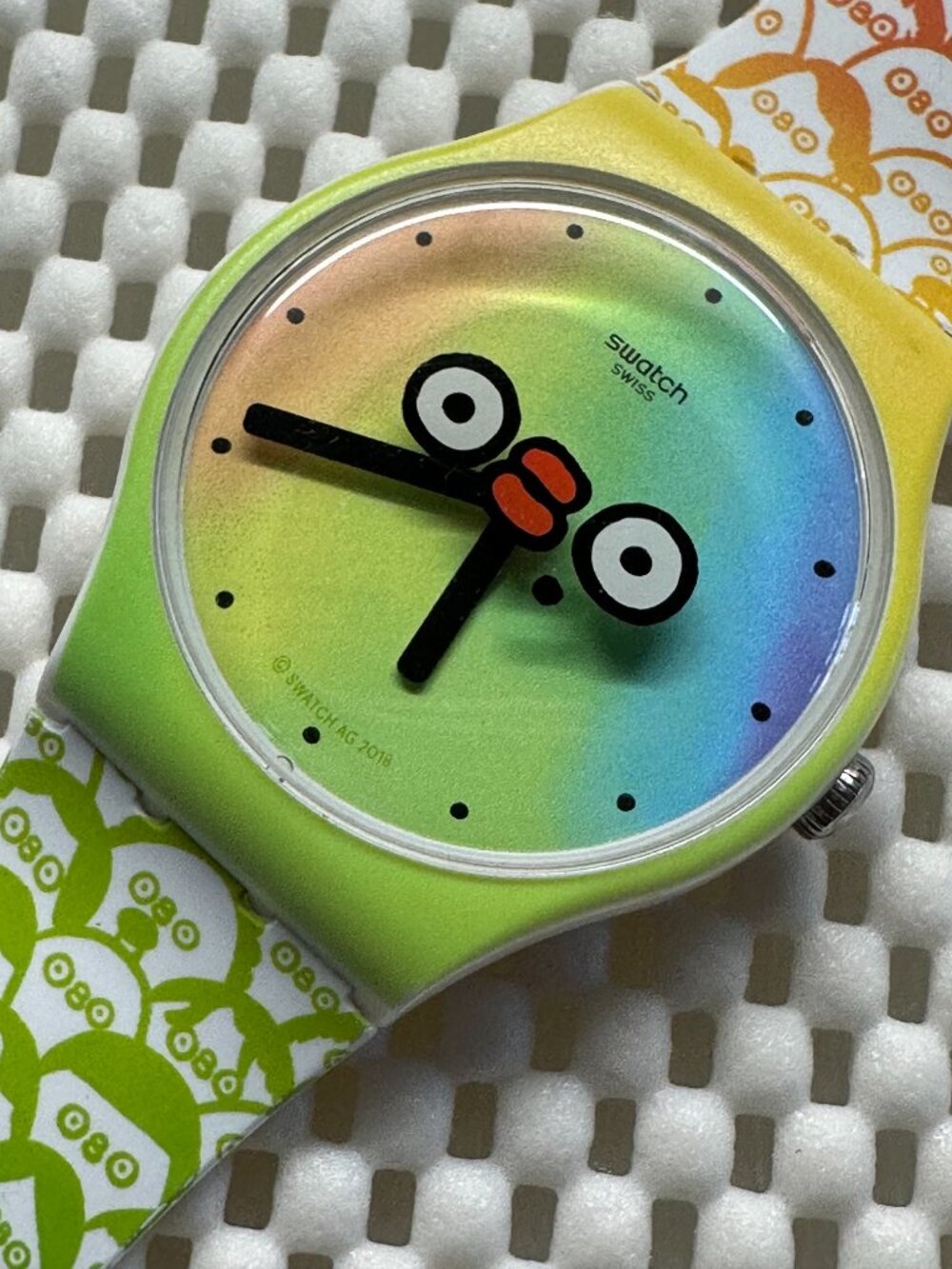 Swatch Watch What's Yo Face SUOZ303 Contemporary 2019 - Picture 2 of 5